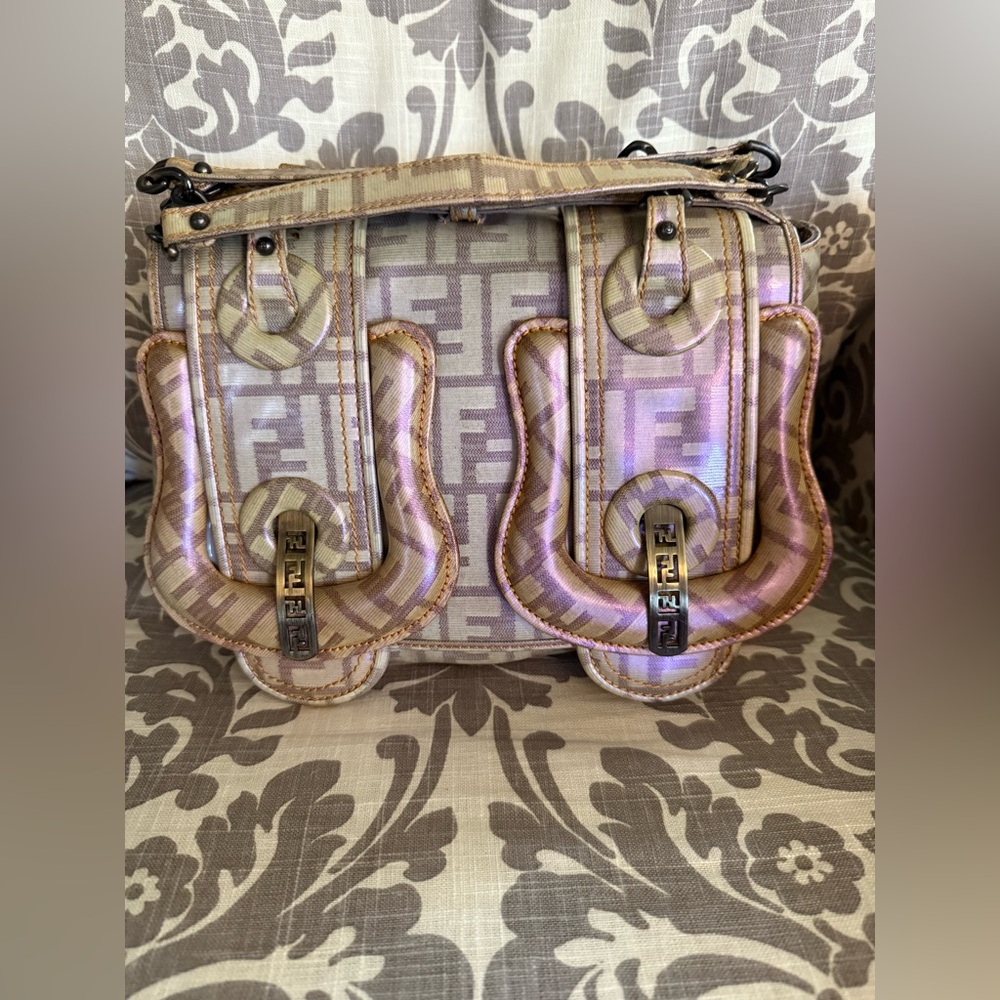 Fendi iridescent zucca Bag with FF Monogram